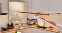 52w Echt-Holz Designer Pendelleuchte walnuss 52w Echt-Holz Designer Pendelleuchte walnuss